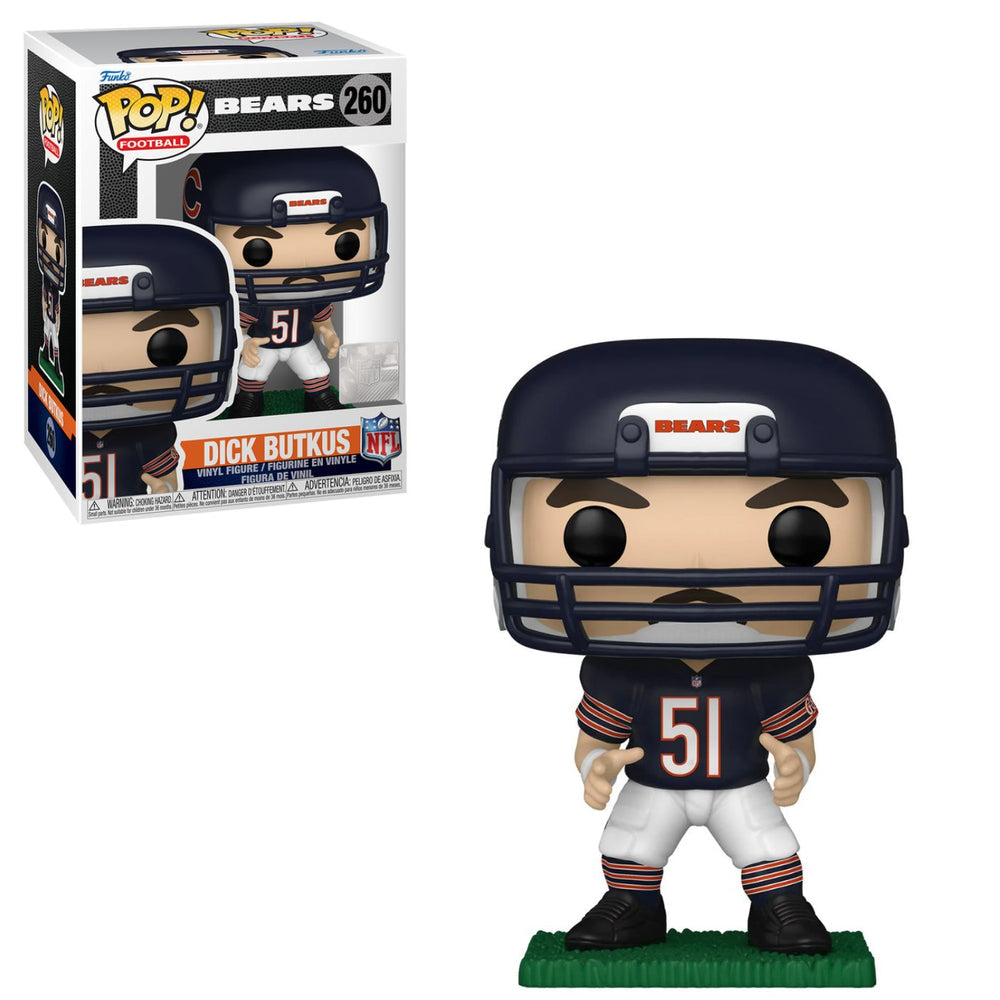 Funko Pop! NFL Bears : Dick Butkus 260 + Pop Protector