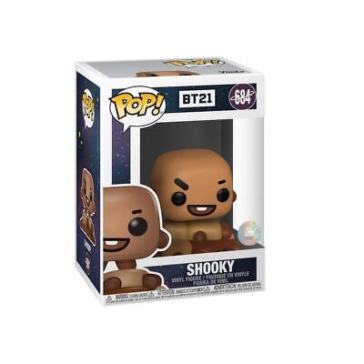 Funko Pop! K-pop Line Friends BTS BT21 Shooky 684 (VAULTED) + Pop Protector
