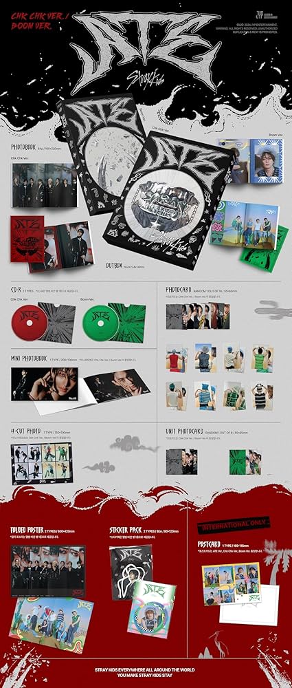 K-pop Stray Kids 9th Mini Album ATE - BOOM Ver.