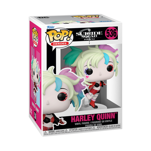 Funko Pop! DC Suicide Squad Isekai : Harley Quinn 536 + Pop Protector
