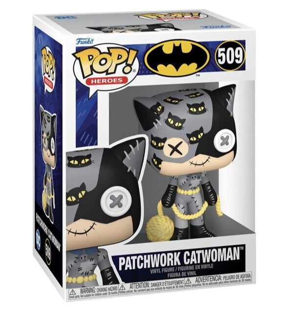 Funko Pop! DC Batman : Patchwork Catwoman 509 + Pop Protector