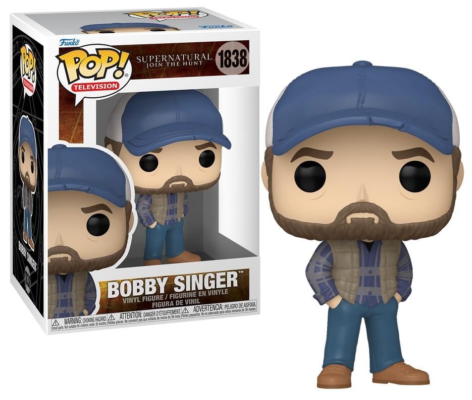 Funko Pop! Supernatural Join The Hunt - Bobby Singer 1838 Figure + Pop Protector