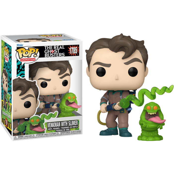 Funko Pop! The Real Ghostbusters : Venkman with Slimer 1785 + Pop Protector