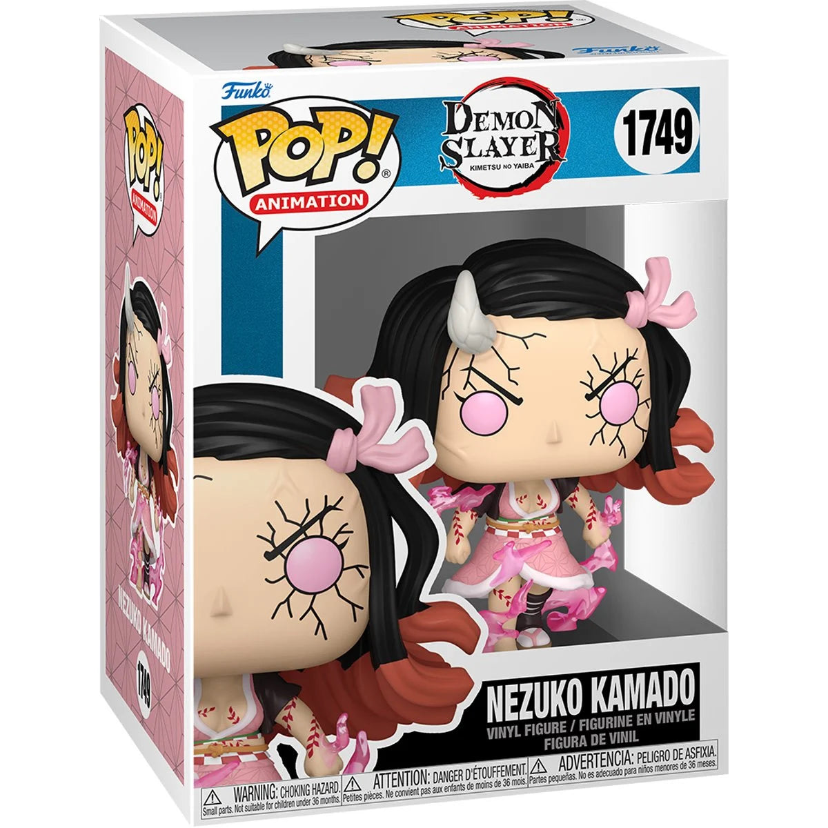 Demon Slayer Nezuko Kamado (Demon Form) Funko Pop! Vinyl Figure #1749 + PoP Protector