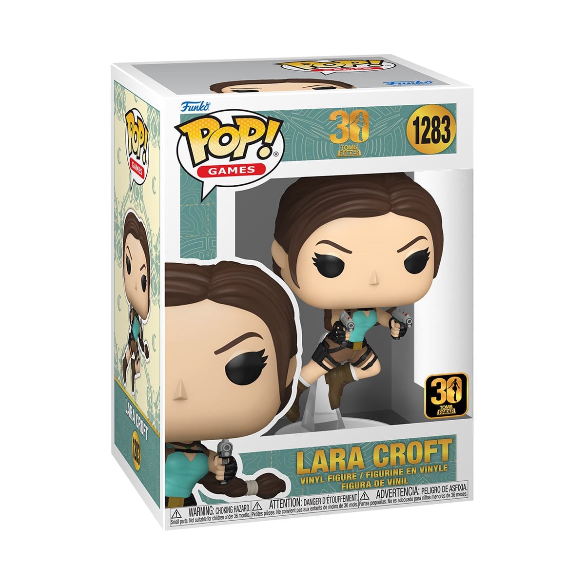 Funko Pop! Tomb Raider 30th Anniversary - Lara Croft 1283 Figure + Pop Protector