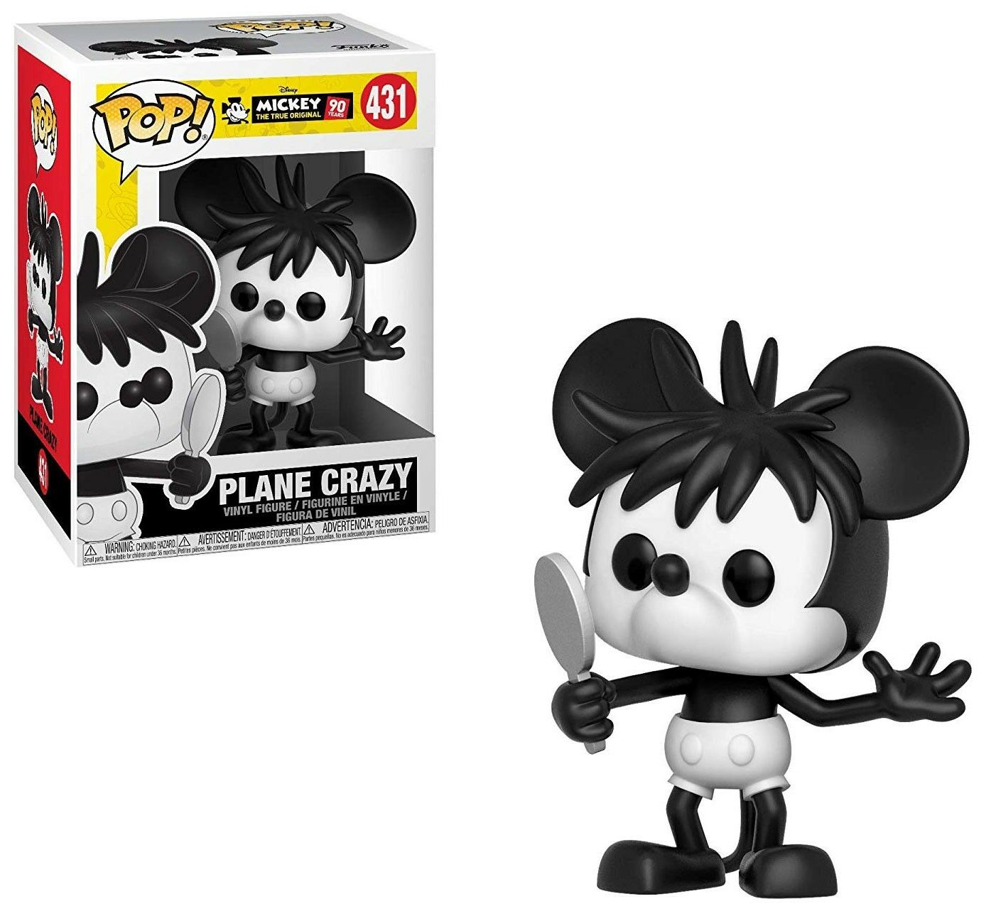 Funko Pop! Disney Mickey The True Original 90 Years Plane Crazy 431 + Free Protector