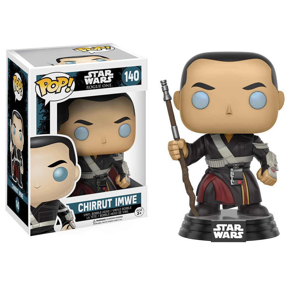 Funko Pop! Star Wars Rogue One - Chirrut Imwe 140 + Free Protector (VAULTED)