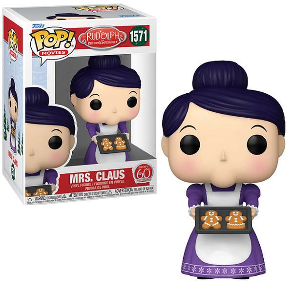 Funko Pop! Rudolph The Red Nosed Reindeer 60th Anniversary Mrs. Claus 1571 + Free Protector
