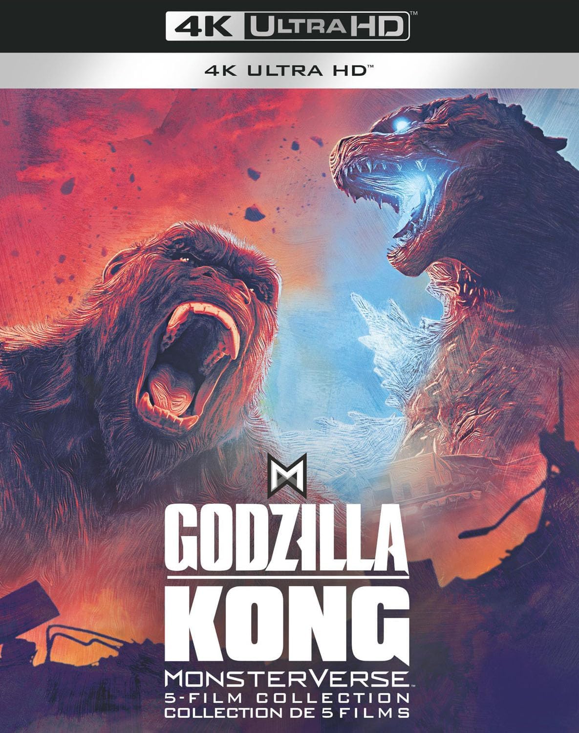 Godzilla x Kong MonsterVerse 5-Film Collection (4K Ultra HD) – Brand New / Factory Sealed