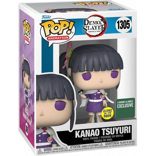 Funko Pop! Demon Slayer - Kanao Tsuyuri 1305 Glows in the Dark Barnes & Noble Exclusive + Free Protector
