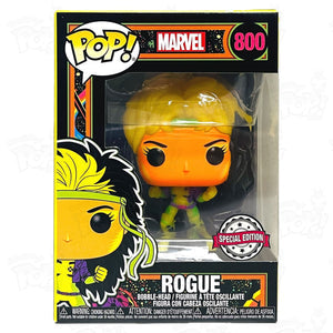 Funko Pop! Marvel Blacklight Rogue 800 Special Edition + Pop Protector