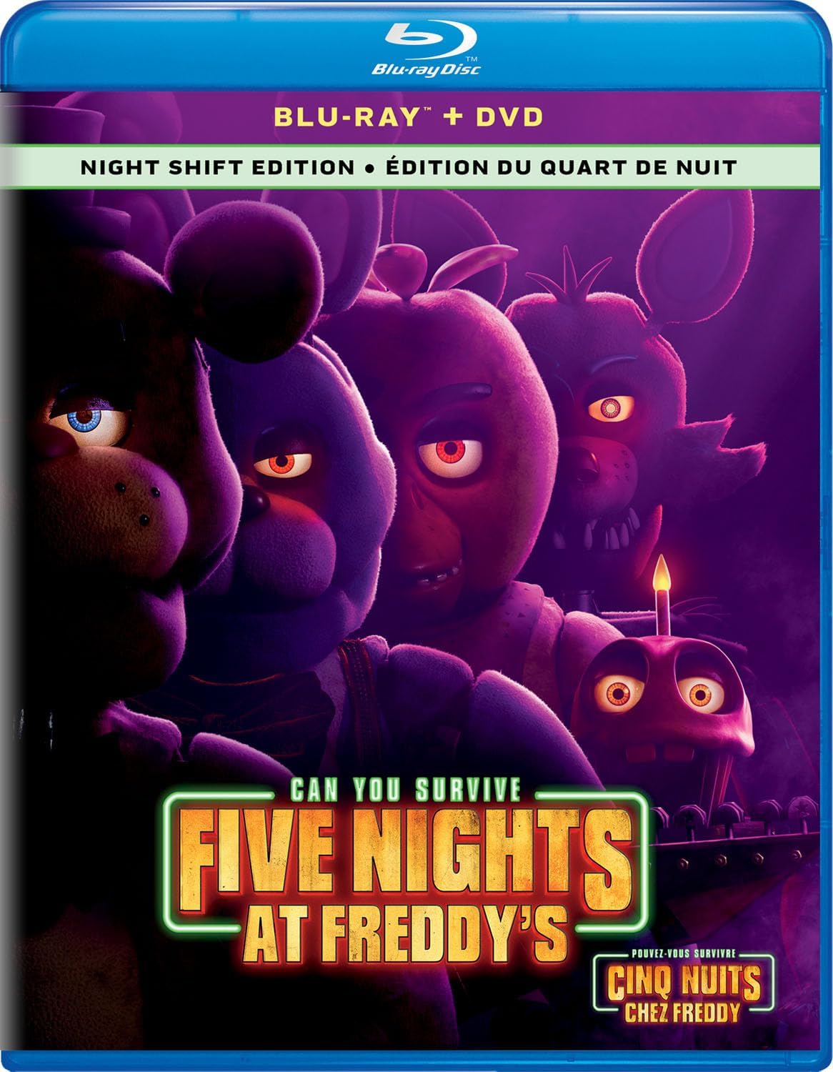 Five Nights at Freddy’s (Blu-ray + DVD) — Brand New • Factory Sealed • Official