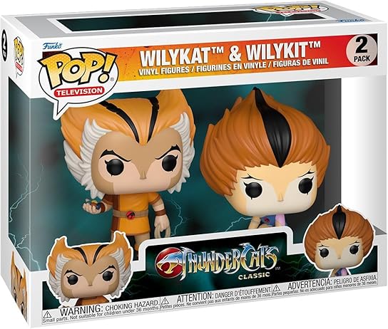 ThunderCats Wilykat and Wilykit Funko Pop Vinyl Figure 2-Pack