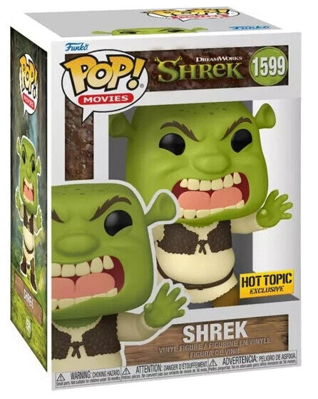 Funko Pop! DreamWorks Shrek - Shrek 1599 Hot Topic Exclusive + Free Protector