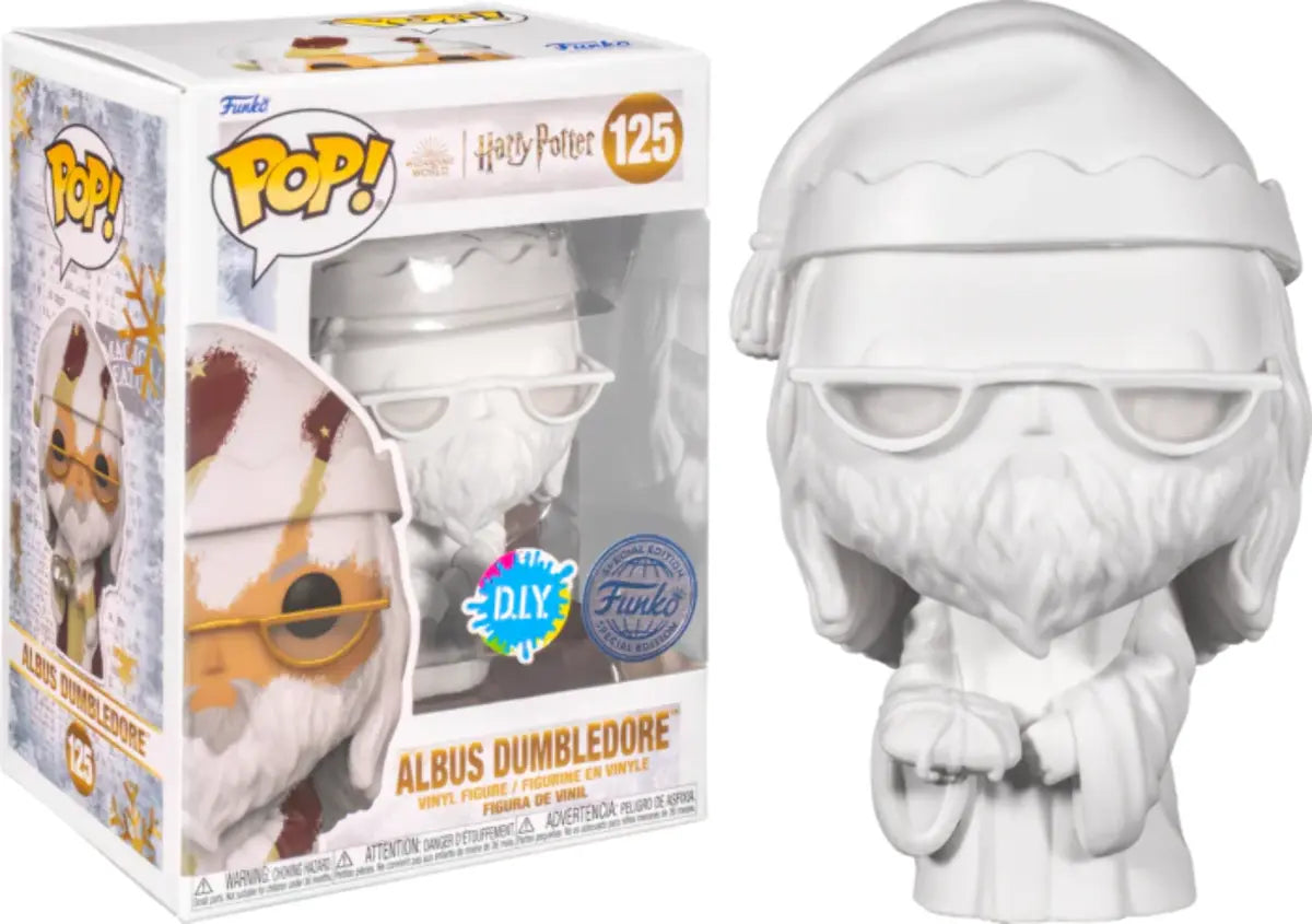 Funko Pop! Harry Potter Wizarding World Albus Dumbledore 125 DIY Funko Special Edition + Free Protector