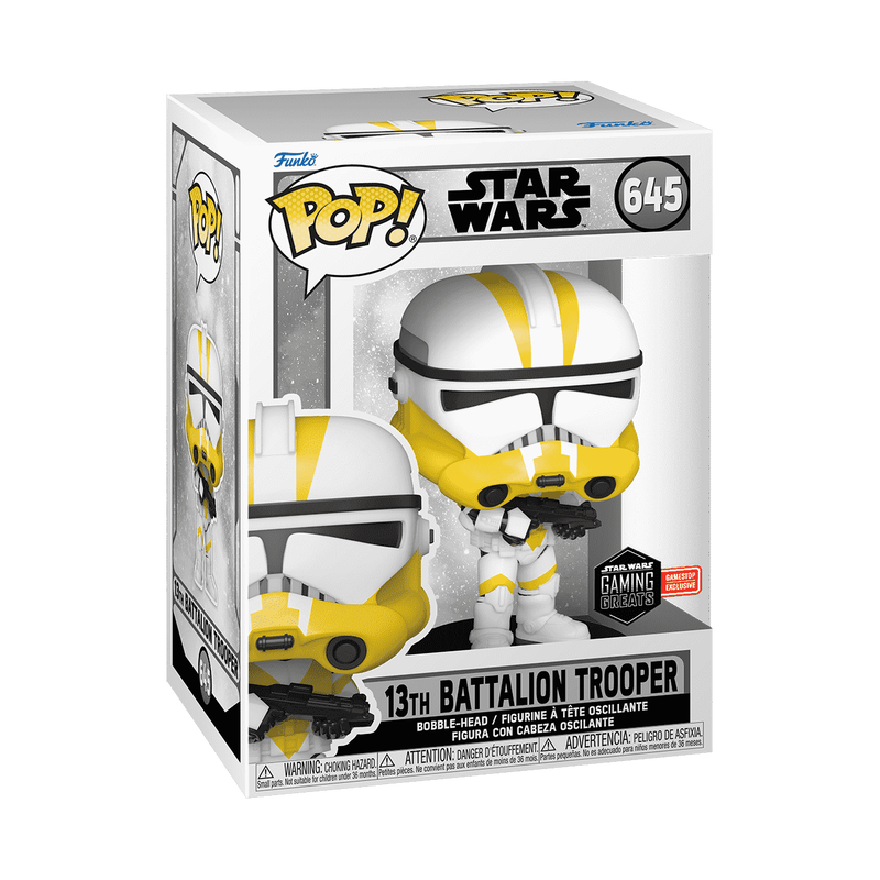 Funko POP! Star Wars Jedi: 645 Fallen Order 13th Battalion Trooper 3.9-in Vinyl Figure GameStop Exclusive