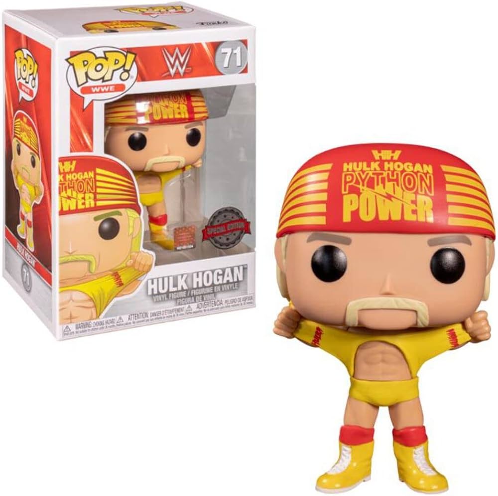 Funko Pop! WWE Hulk Hogan 71 Special Edition + Free Protector