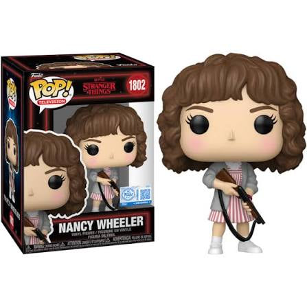Funko Pop! Netflix Stranger Things - Nancy Wheeler 1802 Funko Special Edition Figure + Pop Protector