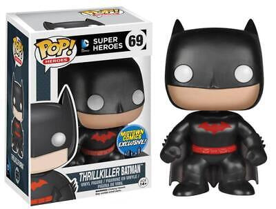 Funko Pop. DC Super Heroes : Thrillkiller Batman 69 Midtown Comics Exclusive (VAULTED) + Pop Protector