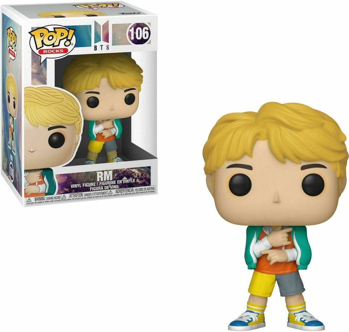 Funko Pop! K-pop BTS DNA RM 106 (VAULTED) + Free Protector