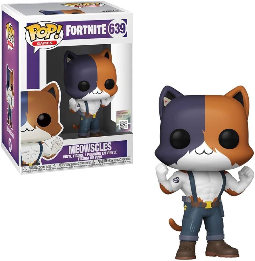 Funko Pop! Fortnite Meowscles 639 + Protector