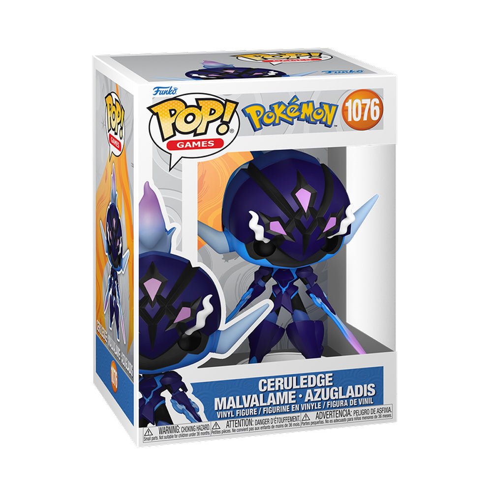 Funko Pop! Pokemon - Ceruledge Malvalame Azugladis 1076 + Pop Protector