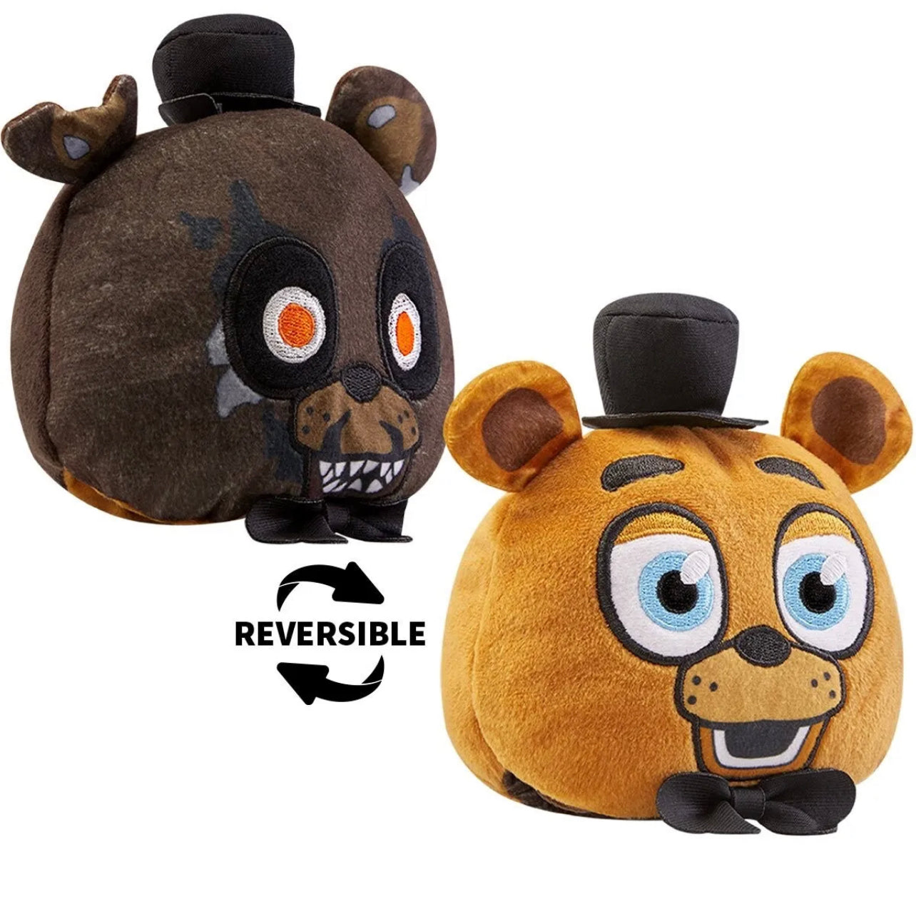 Funko Plush! Five Nights at Freddy’s (FNAF) Freddy Fazbear Reversible (Nightmare) Plush