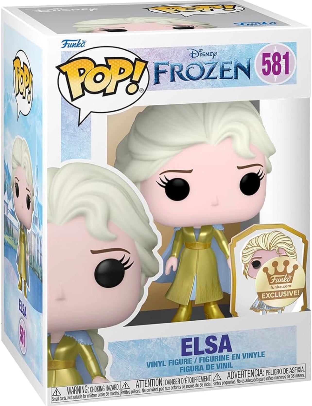 Funko Pop! Disney Frozen Elsa 581 Funko Shop Exclusive + Free Protector
