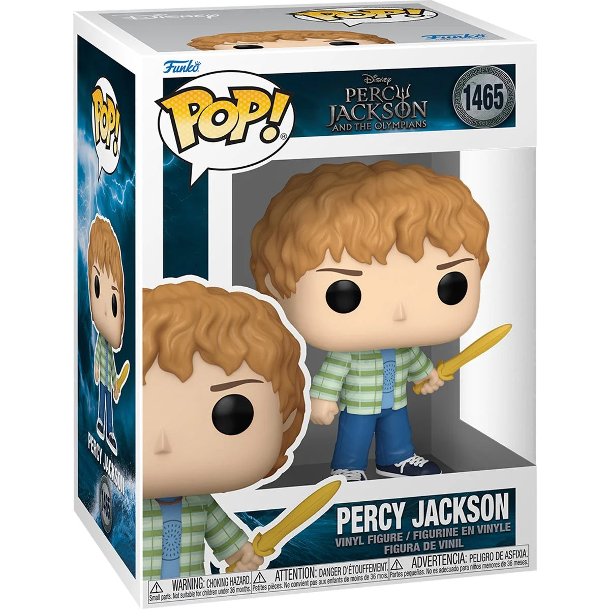 Funko Pop! Disney Percy Jackson and The Olympians Percy Jackson 1465 + PoP Protector