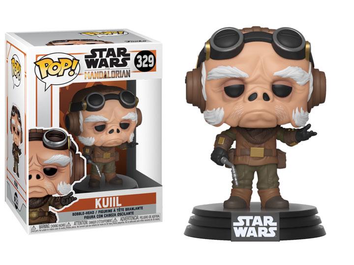 Funko Pop! Star Wars The Mandalorian : Kuiil 329 + Pop Protector