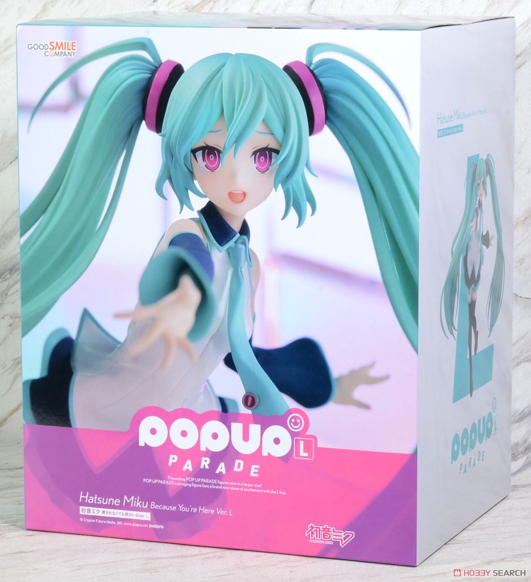 Hatsune Miku Because You're Here Ver L. POP UP Parade Statue Figure *New In Box*