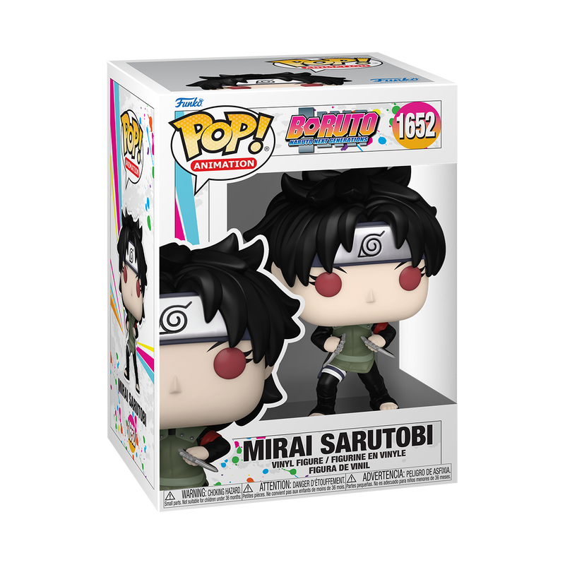 Funko Pop! Boruto Naruto Next Generations Mirai Sarutobi 1652 + Free Protector
