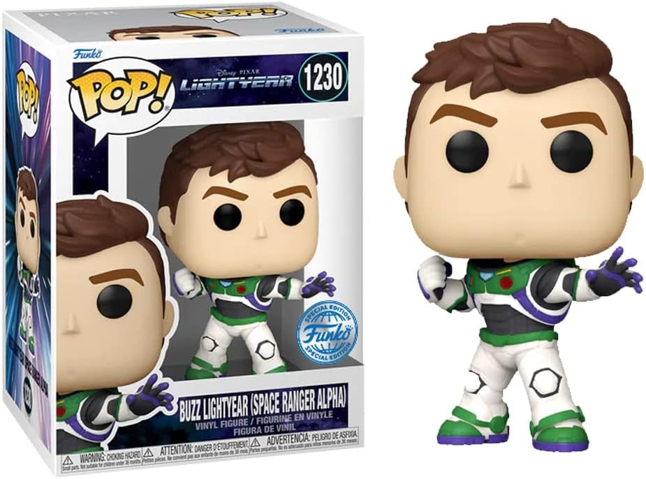 Funko Pop! Disney Pixar Lightyear - Buzz Lightyear (Space Ranger Alpha) 1230 Special Edition Funko + Free Protector