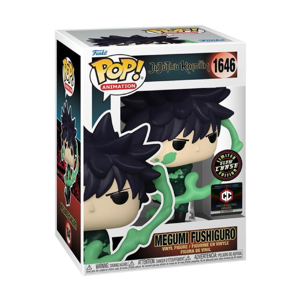 Funko Pop! Jujutsu Kaisen - Megumi Fushiguro 1646 CHASE Chalice Collectibles Exclusive + Free Protector