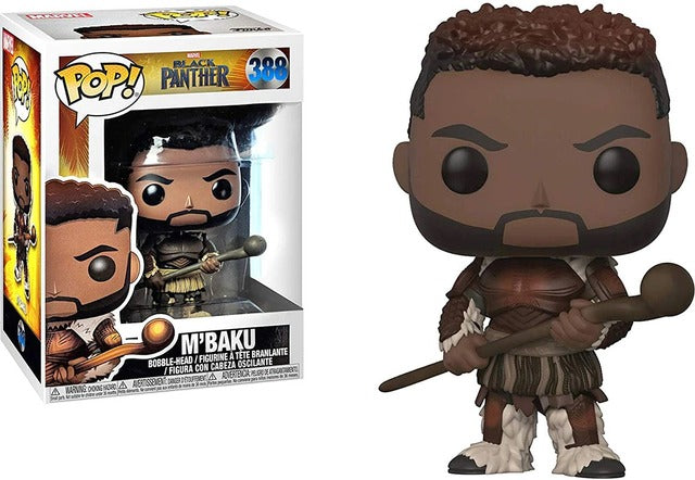 Funko Pop! Marvel Black Panther : M’Baku 388 (VAULTED) + Pop Protector