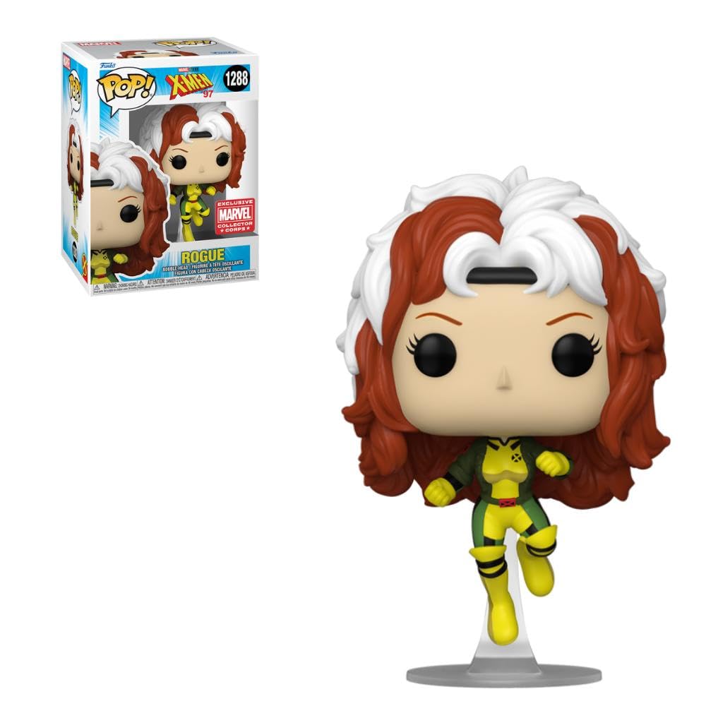 Funko Pop! Marvel Studios: X-Men ‘97 Rogue 1288 Marvel Collector Corps Exclusive + Protector