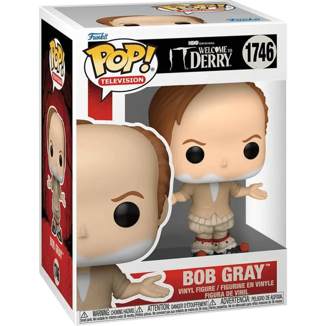 Funko Pop! IT : Welcome To Derry - Bob Gray 1746 Figure + Pop Protector