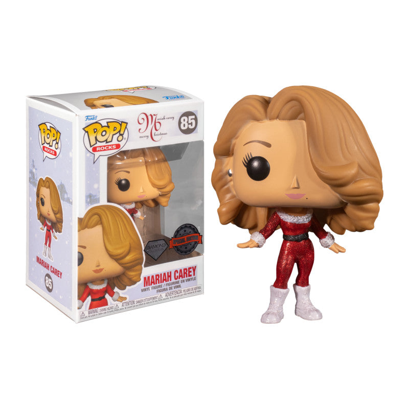 Funko Pop! Mariah Carey Merry Christmas 85 Diamond Collection Special Edition + Free Protector