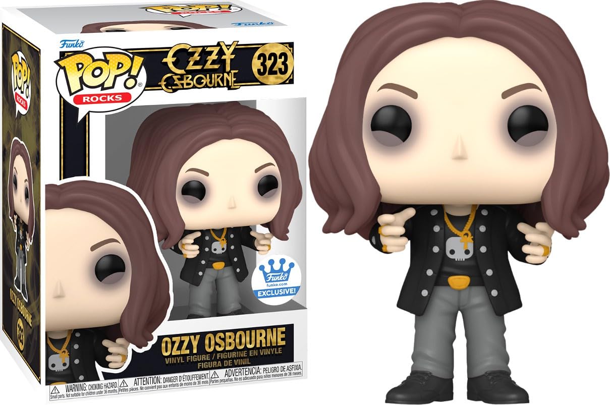 Funko Pop! Ozzy Osbourne 323 Funko Shop Exclusive + Pop Protector