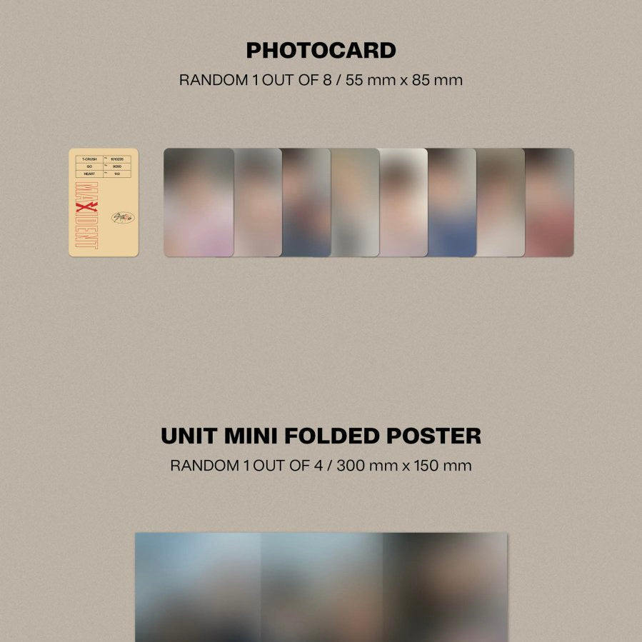 K-POP STRAY KIDS - MAXIDENT (CASE VER.) (8 VERSIONS)