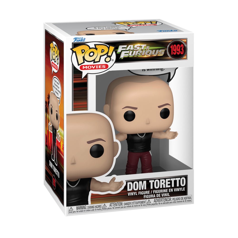 Funko Pop! Fast & Furious - Dom Toretto 1993 Figure + Pop Protector