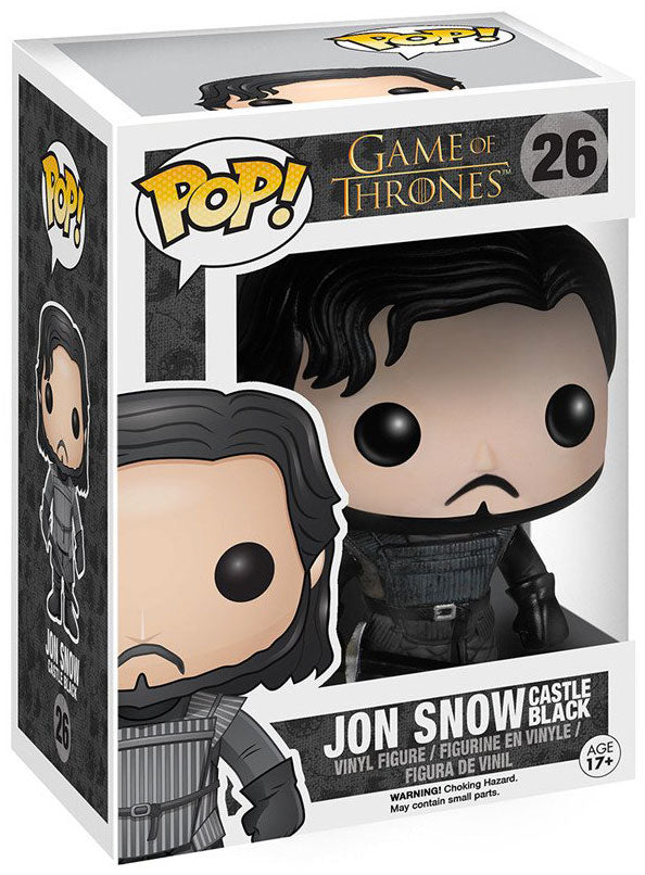 Funko Pop! Game of Thrones Jon Snow Castle Black 26 (VAULTED) + Free Protector