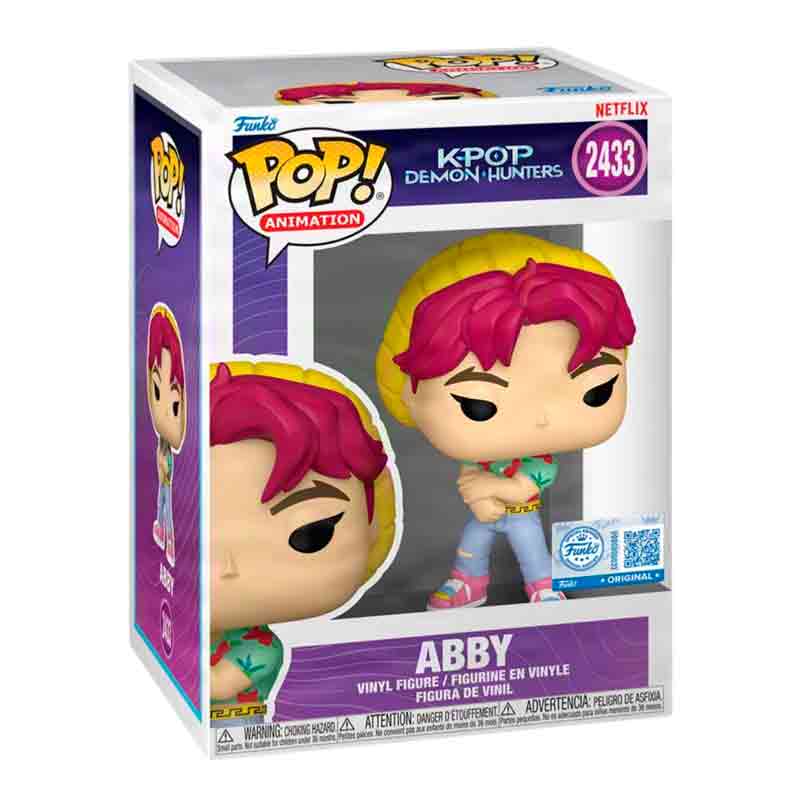 Funko Pop! Netflix K-pop Demon Hunters - Saja Boys : Abby 2433 Funko Special Edition Figure + Pop Protector