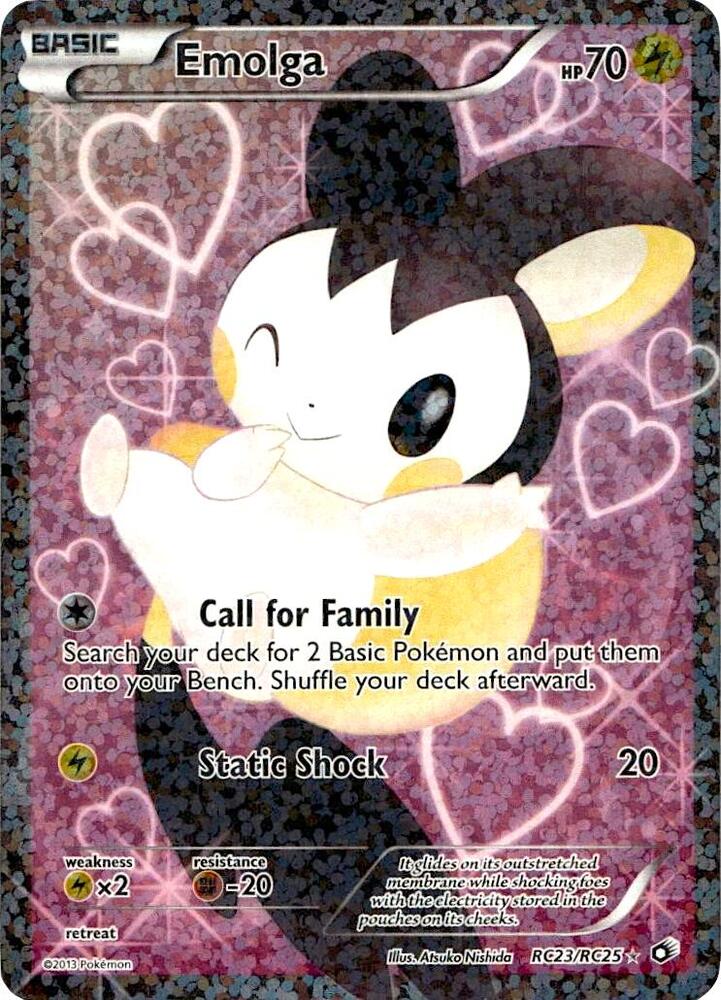 Pokemon TCG! Emolga (Full Art) - Legendary Treasures: Radiant Collection (LTR) LIGHTLY PLAYED