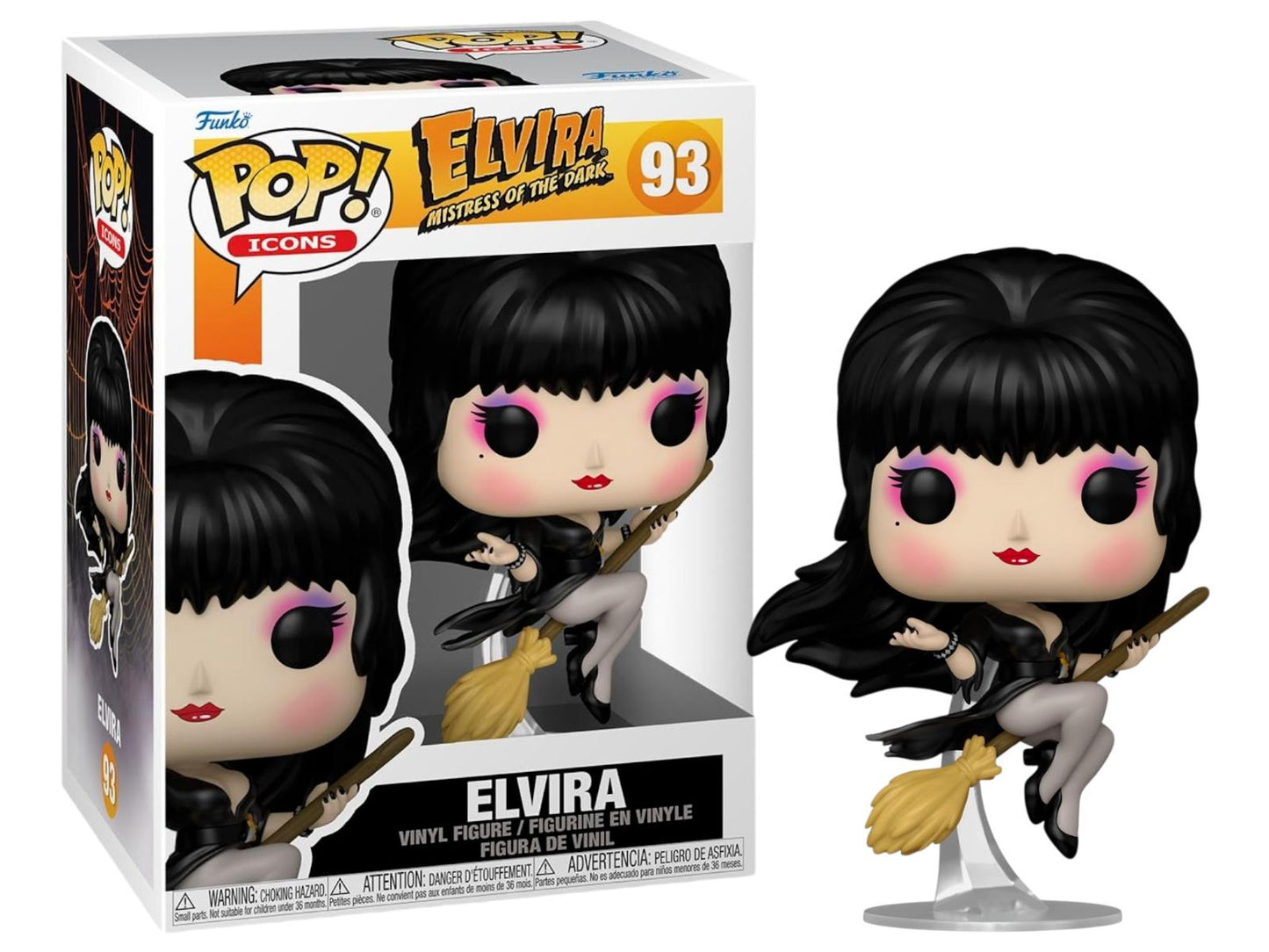 Funko Pop! Elvira Mistress of the Dark : Elvira 93 + Pop Protector