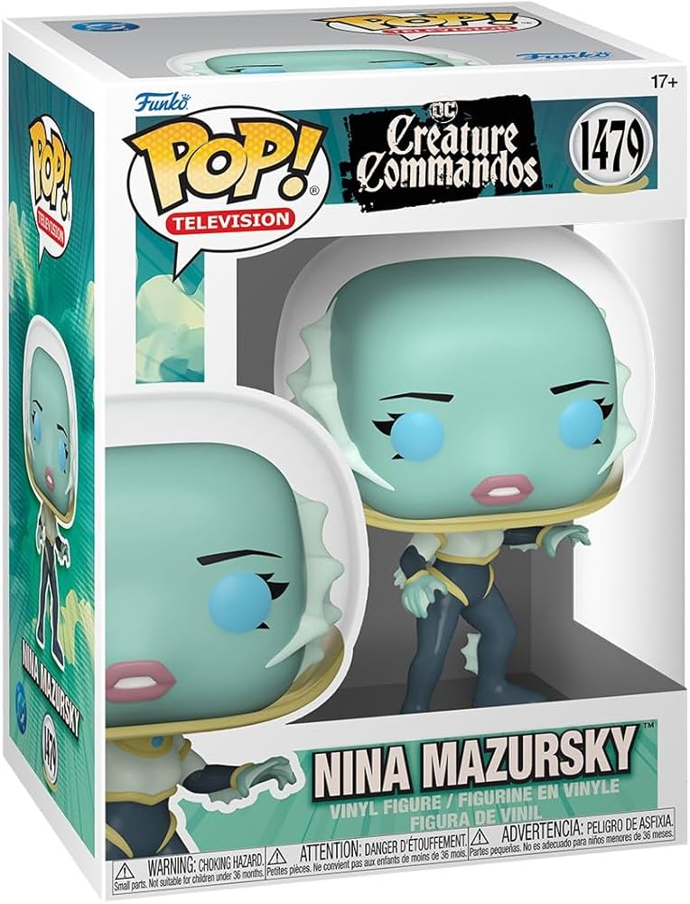 Funko Pop! DC Creature Commandos : Nina Mazursky 1479 + Pop Protector