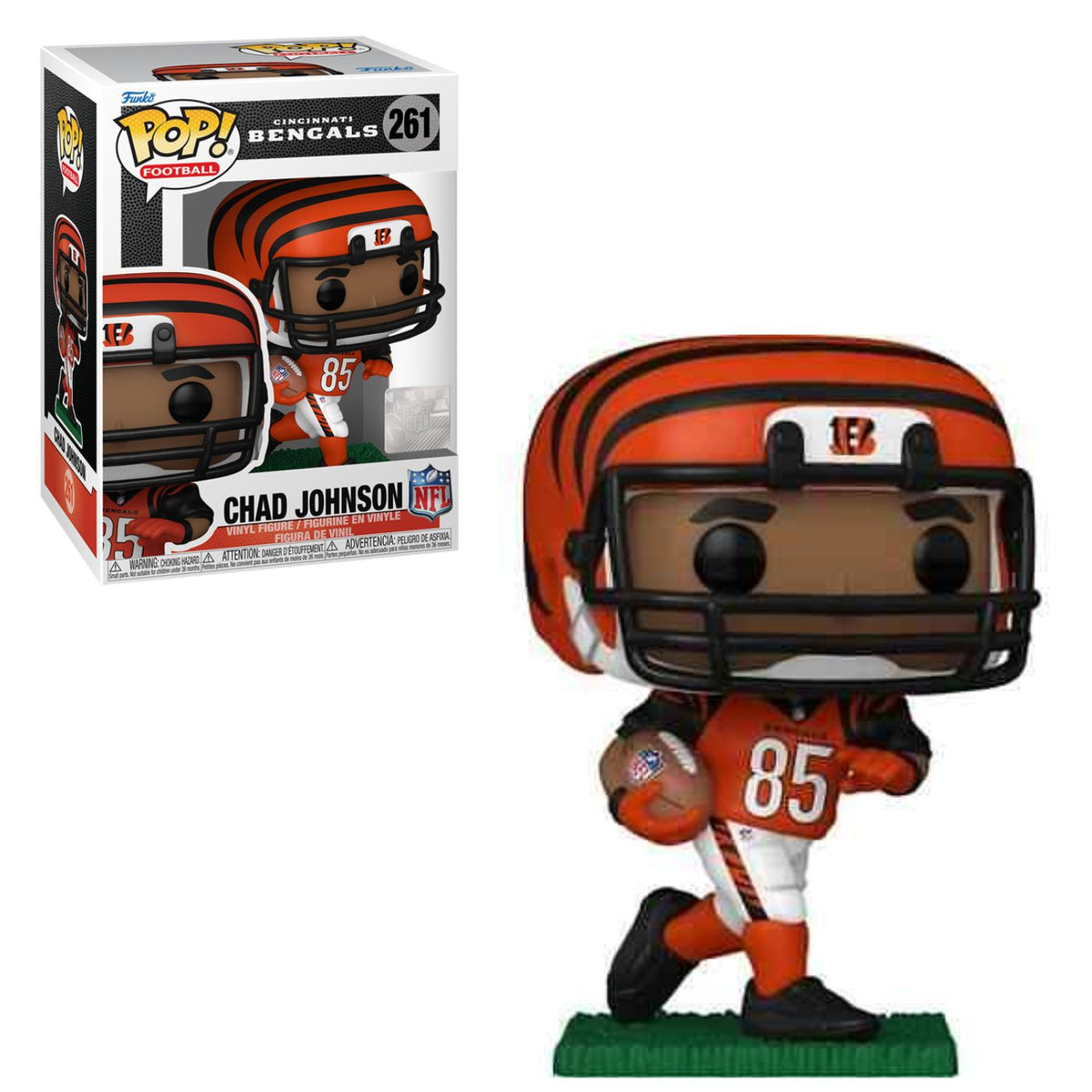 Funko Pop! NFL Cincinnati Bengals : Chad Johnson 261 + Pop Protector