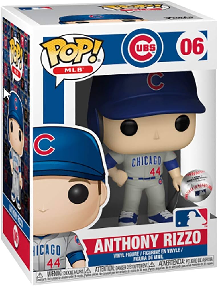 Funko Pop! MLB Cubs Anthony Rizzo 06 (VAULTED) + Free Protector