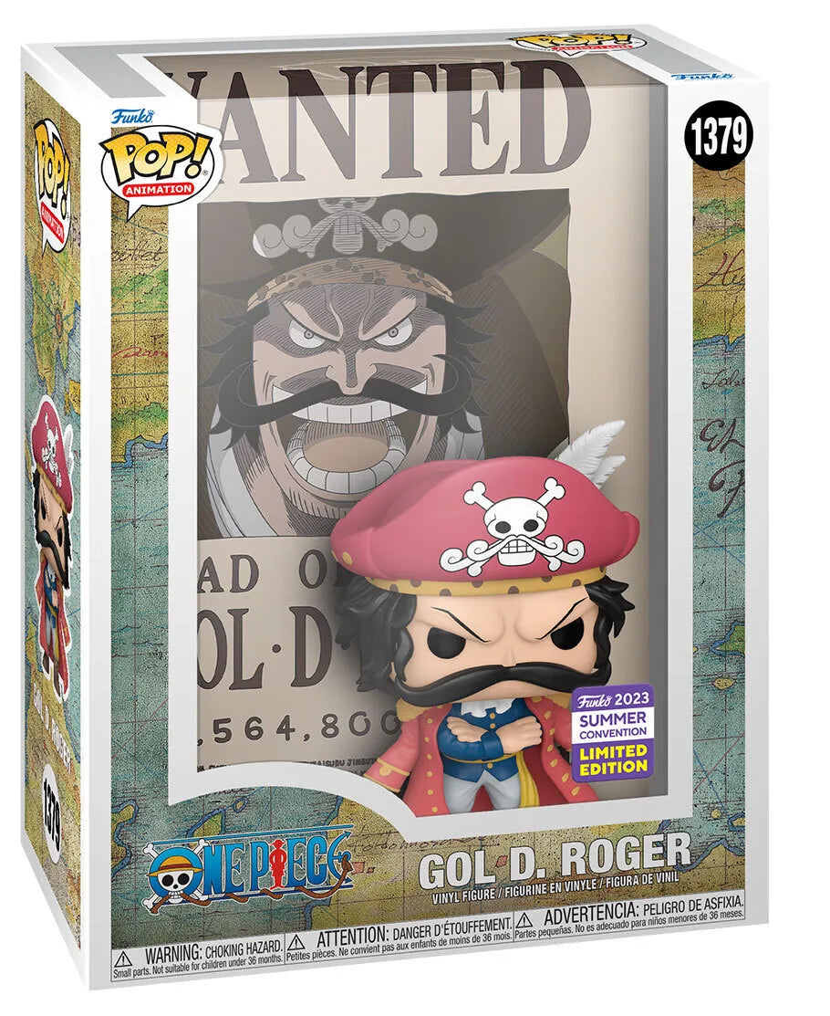 Funko Pop Gol D. Roger Wanted Poster SDCC Shared Exclusive One Piece 1379