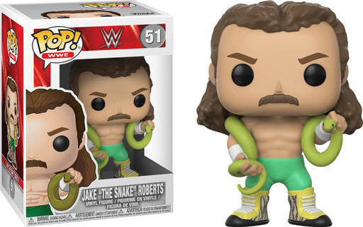 Funko Pop! WWE Jake “The Snake” Roberts 51 + Pop Protector